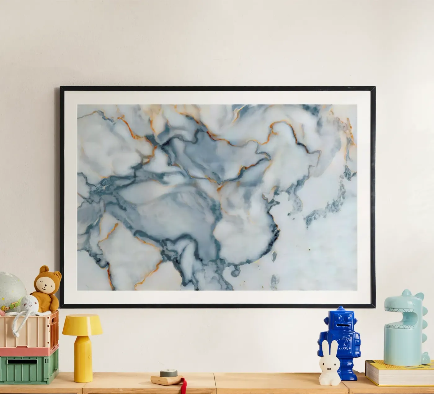 China Marble Map poster da Octavian