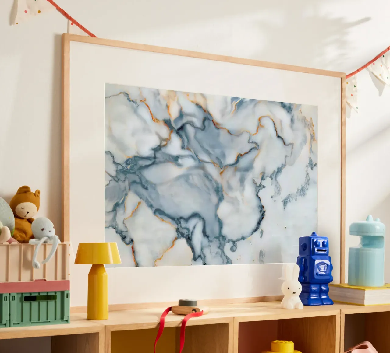 China Marble Map poster da Octavian