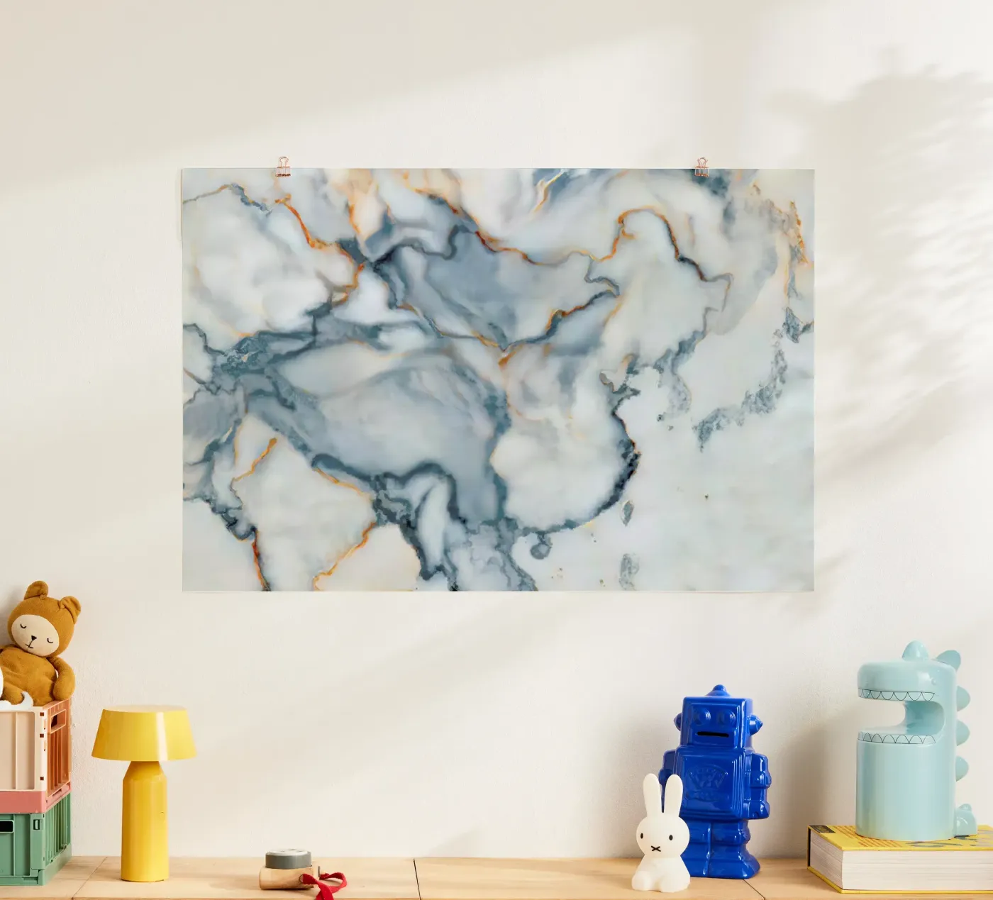 China Marble Map poster da Octavian