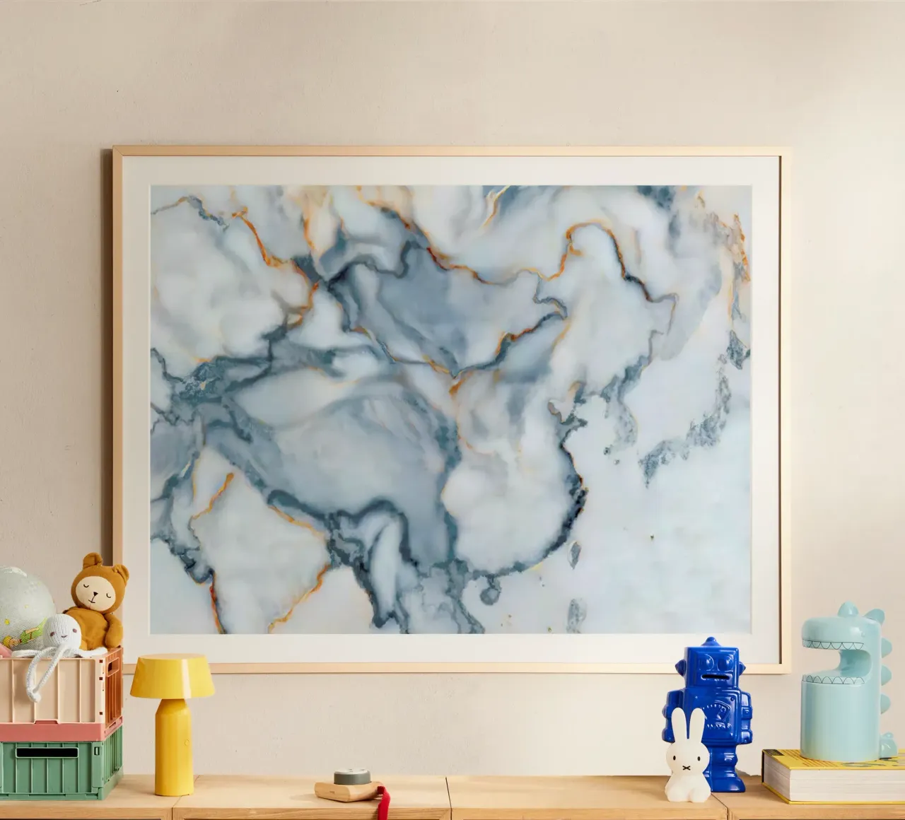 China Marble Map poster da Octavian