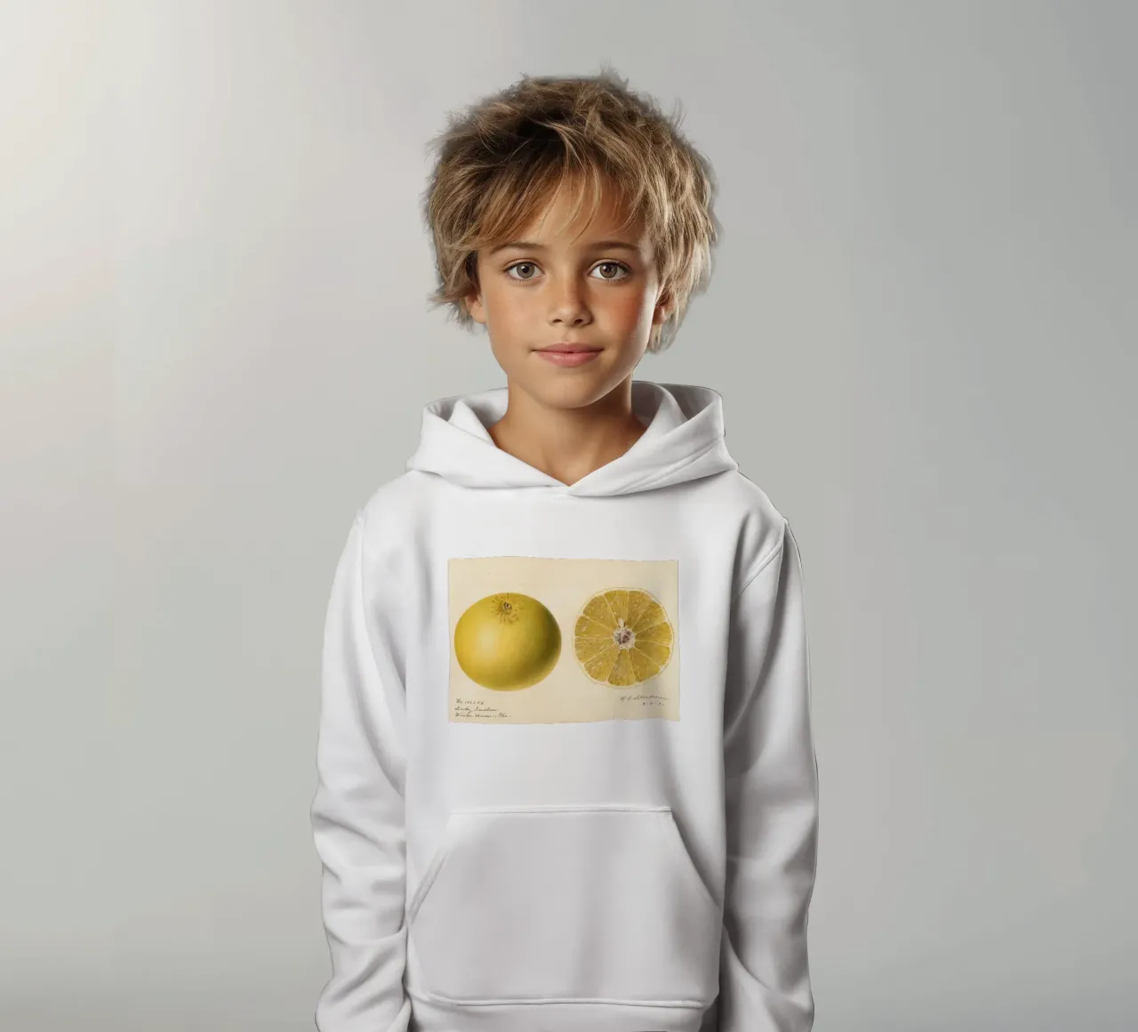 Dorthy Seedless Grapefruit Botanical Print - 1921 Art sudadera con capucha para niño de ClubArt