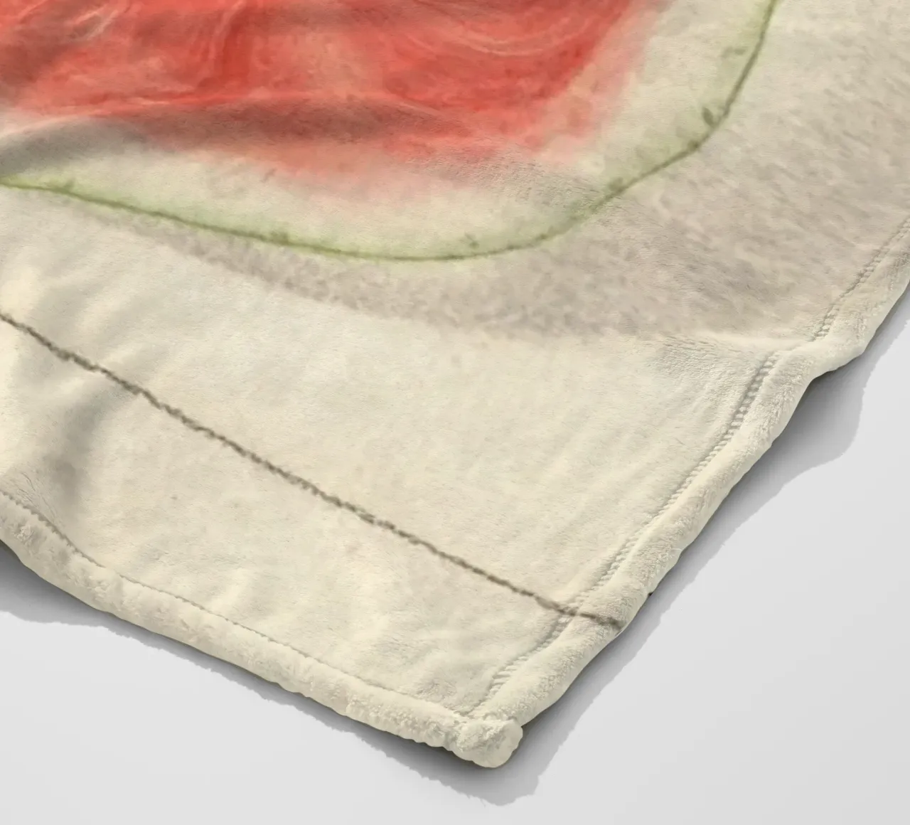 Tom Watson Watermelon Botanical Print - 1916 Steadman fleece blanket by ClubArt