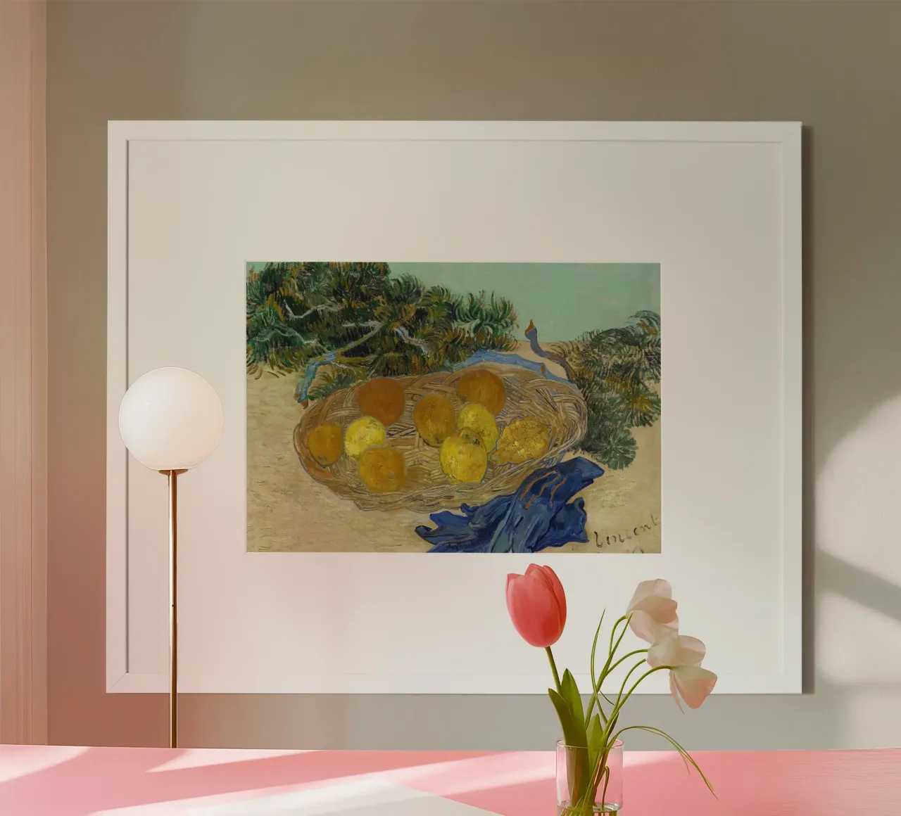 Van Gogh Stillleben Zitronen - Postimpressionistische Kunst Poster von ClubArt