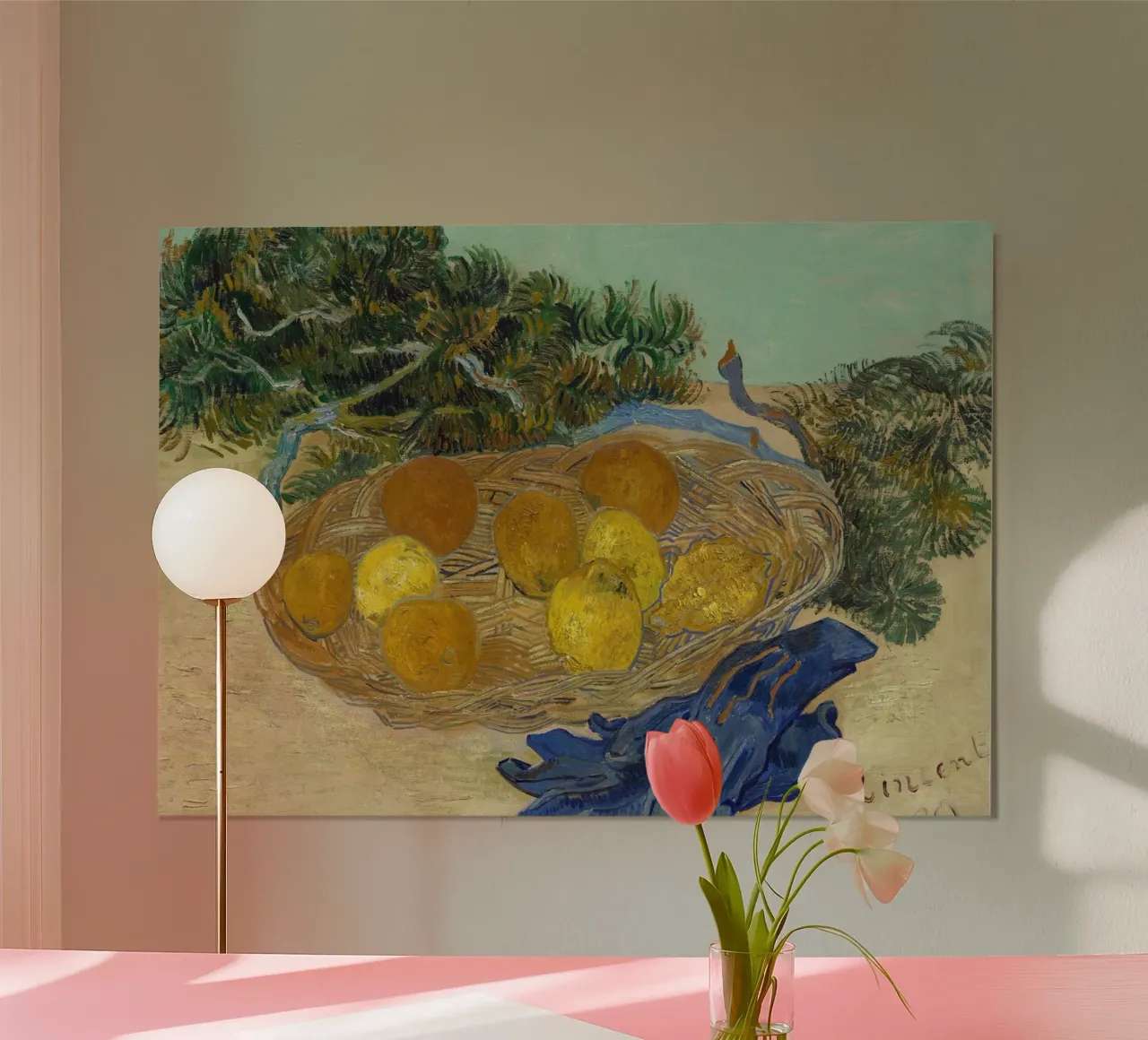 Van Gogh Stillleben Zitronen - Postimpressionistische Kunst Poster von ClubArt
