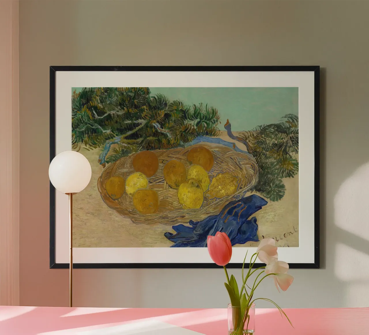 Van Gogh Stillleben Zitronen - Postimpressionistische Kunst Poster von ClubArt