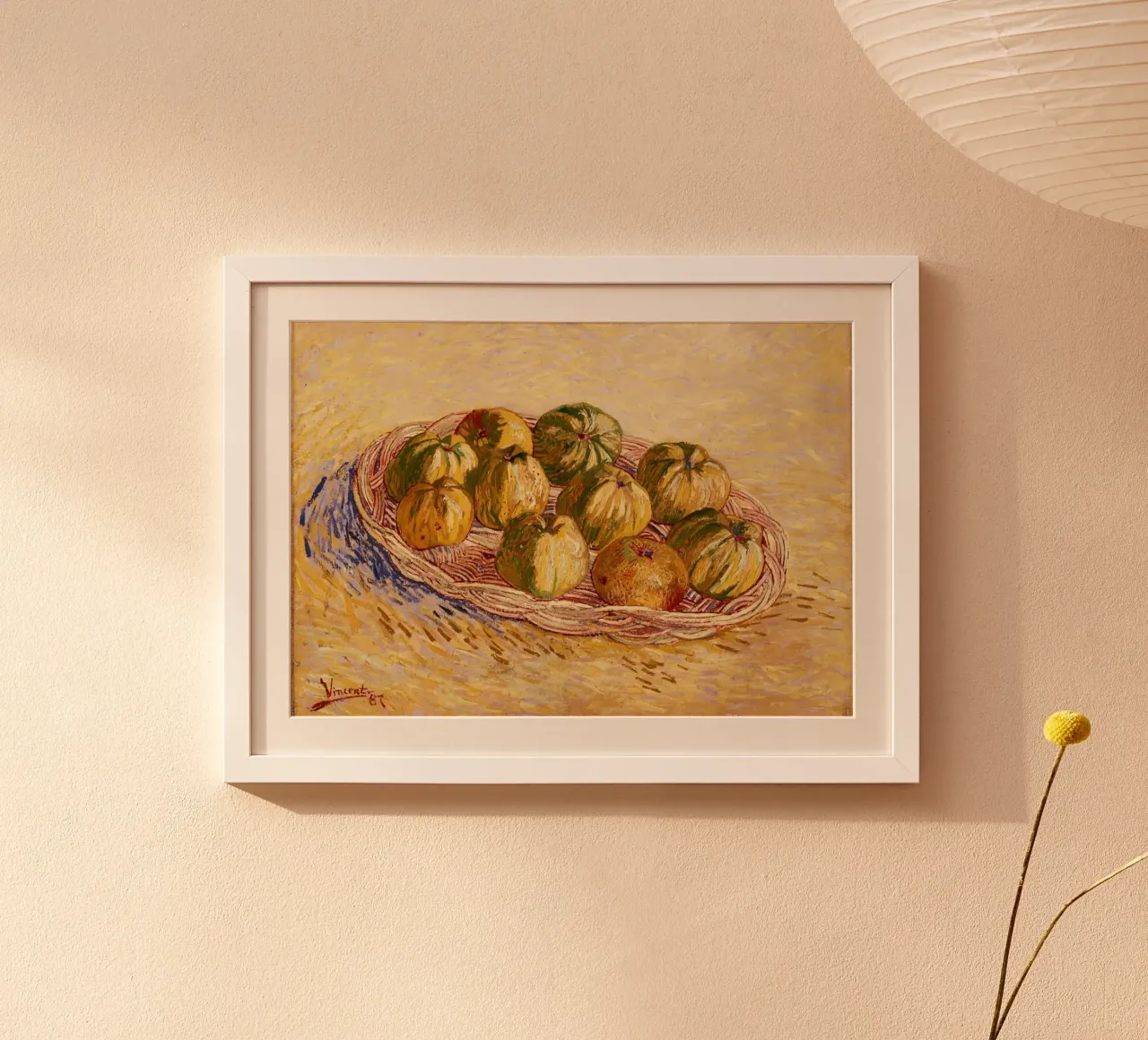 Van Gogh Nature morte Quinces - L'art post-impressionniste poster de ClubArt