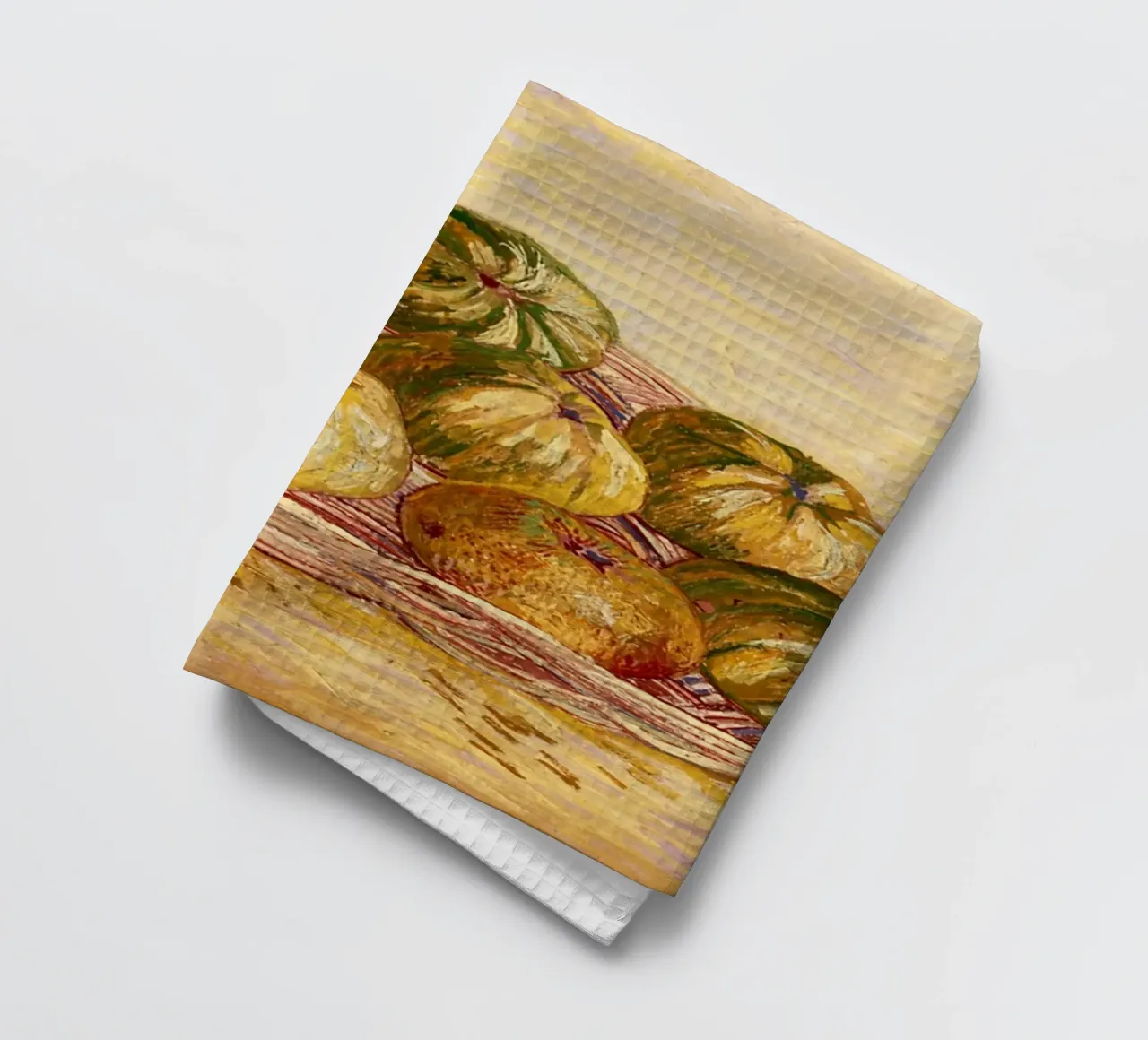 Van Gogh Nature morte Quinces - L'art post-impressionniste torchon de ClubArt