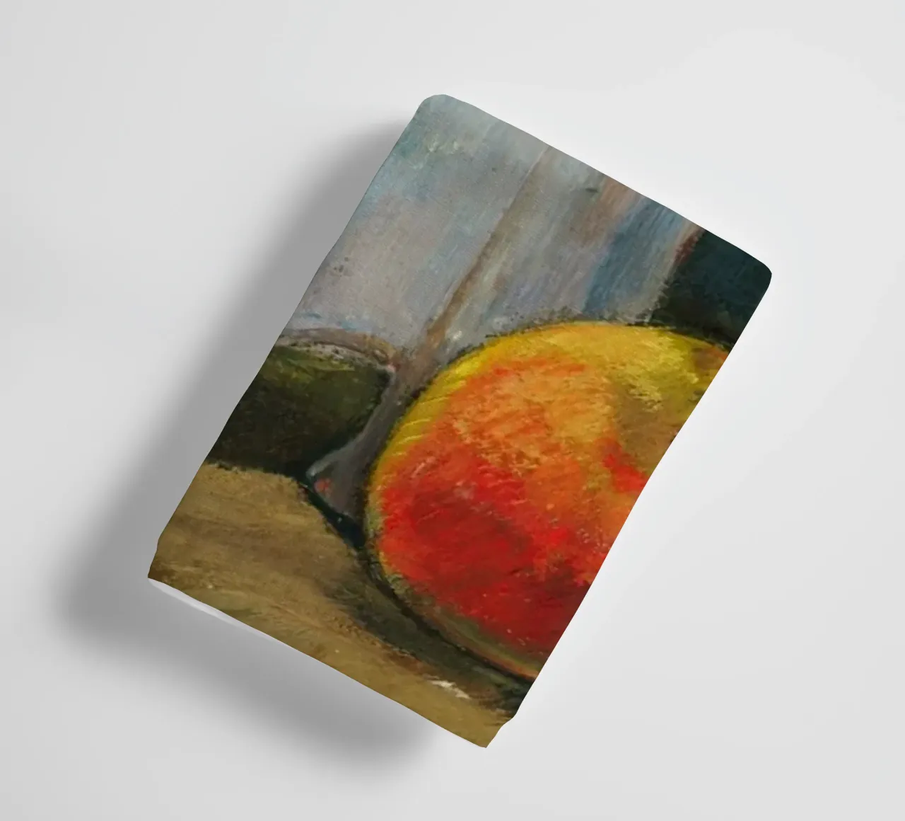 Still Life Fruit Bowl - Textured Post-Impressionist Art towel by ClubArt