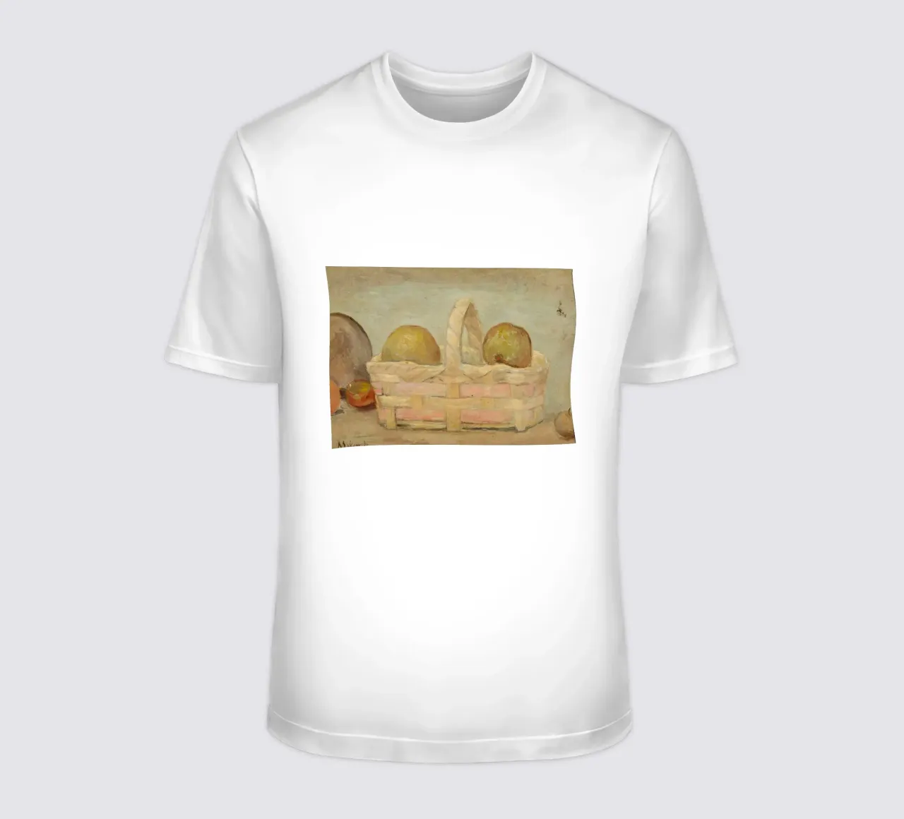 Makowski Stillleben Obstkorb - Rustikale Malerei T-Shirt von ClubArt