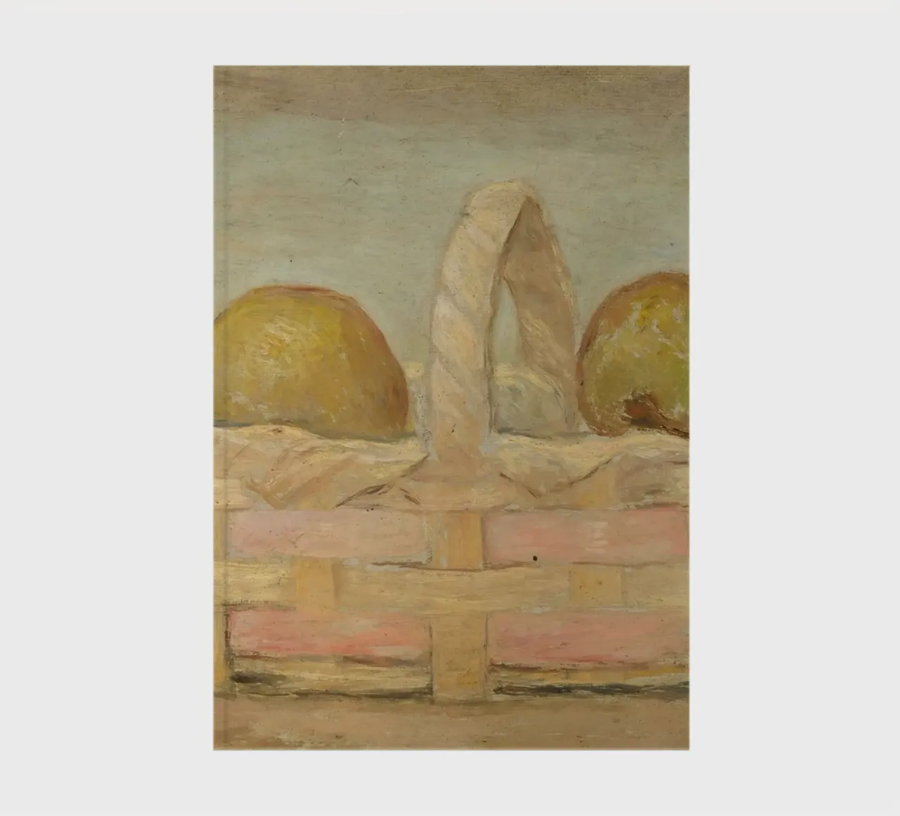 Makowski Still Life Fruit Basket - Rustic Painting notebook by ClubArt