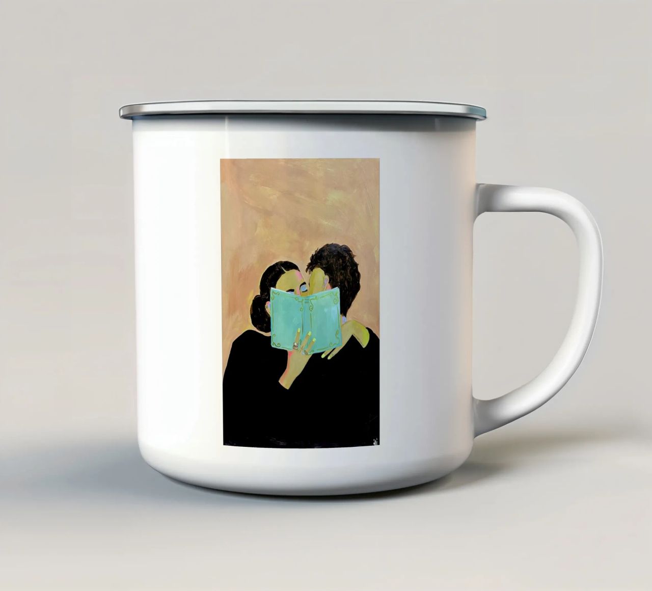 Peekaboo No. 4 tazza in smalto da Paloma Kua