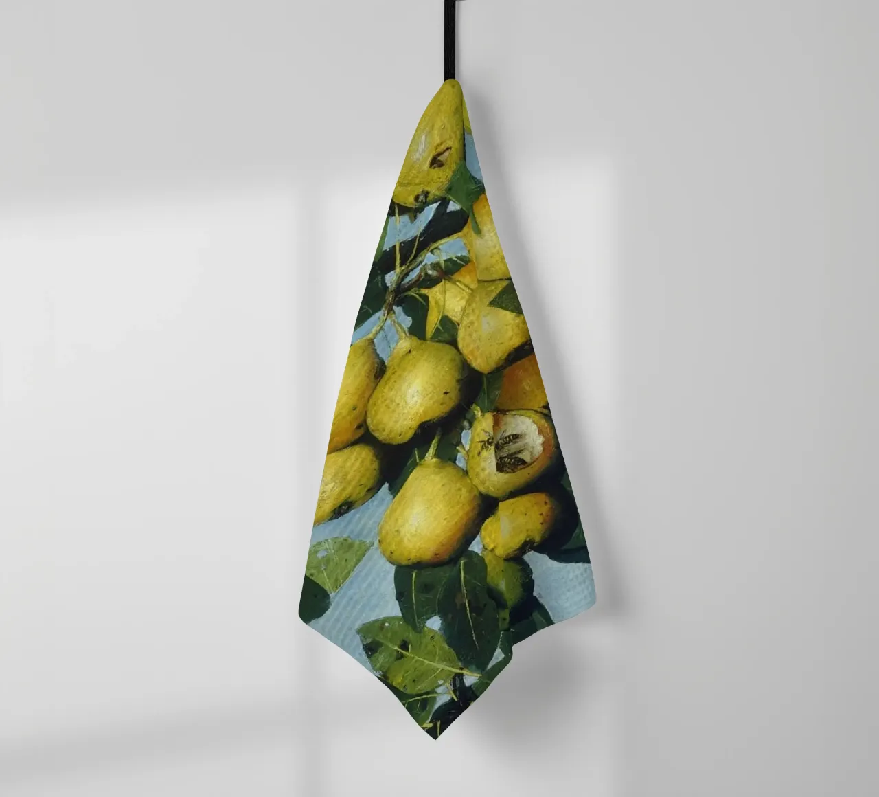 Pere Decker con vespe - Pittura realistica di un albero da frutta canovaccio da cucina da ClubArt