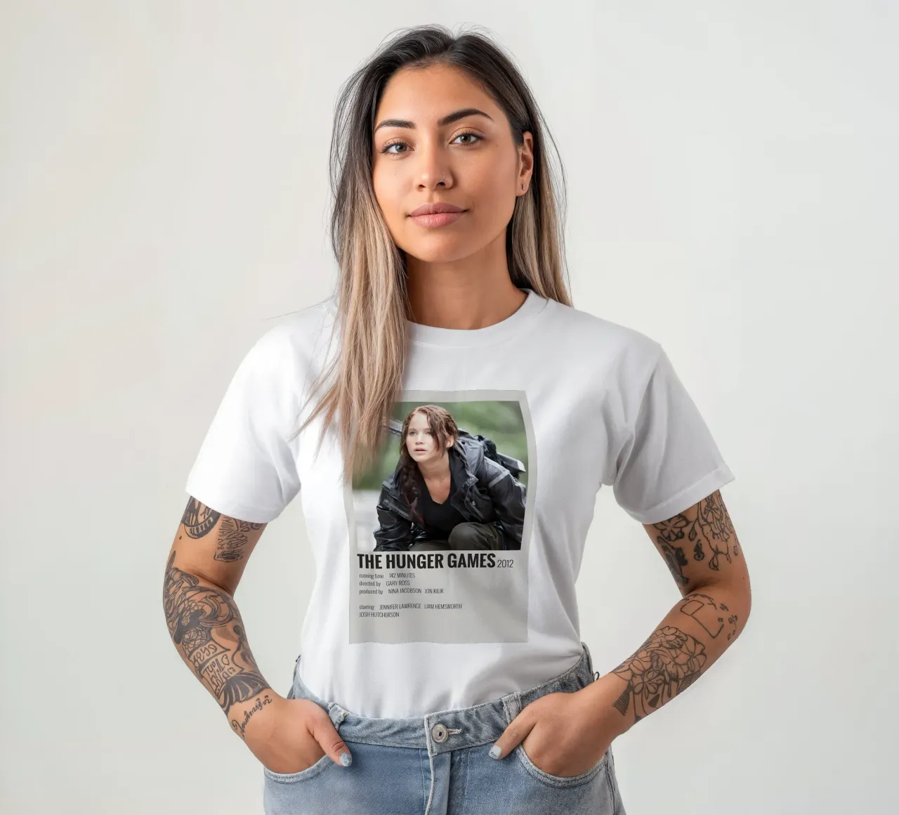 THE HUNGER GAMES 2012 t-shirt da MVFminimalist