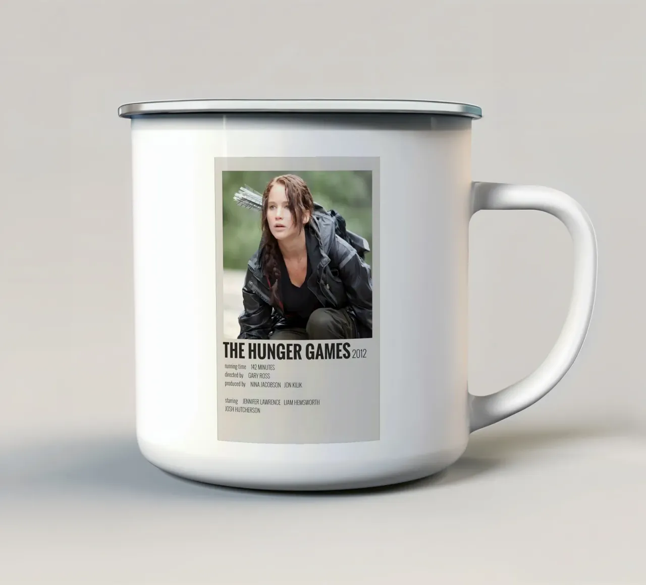 THE HUNGER GAMES 2012 tazza in smalto da MVFminimalist