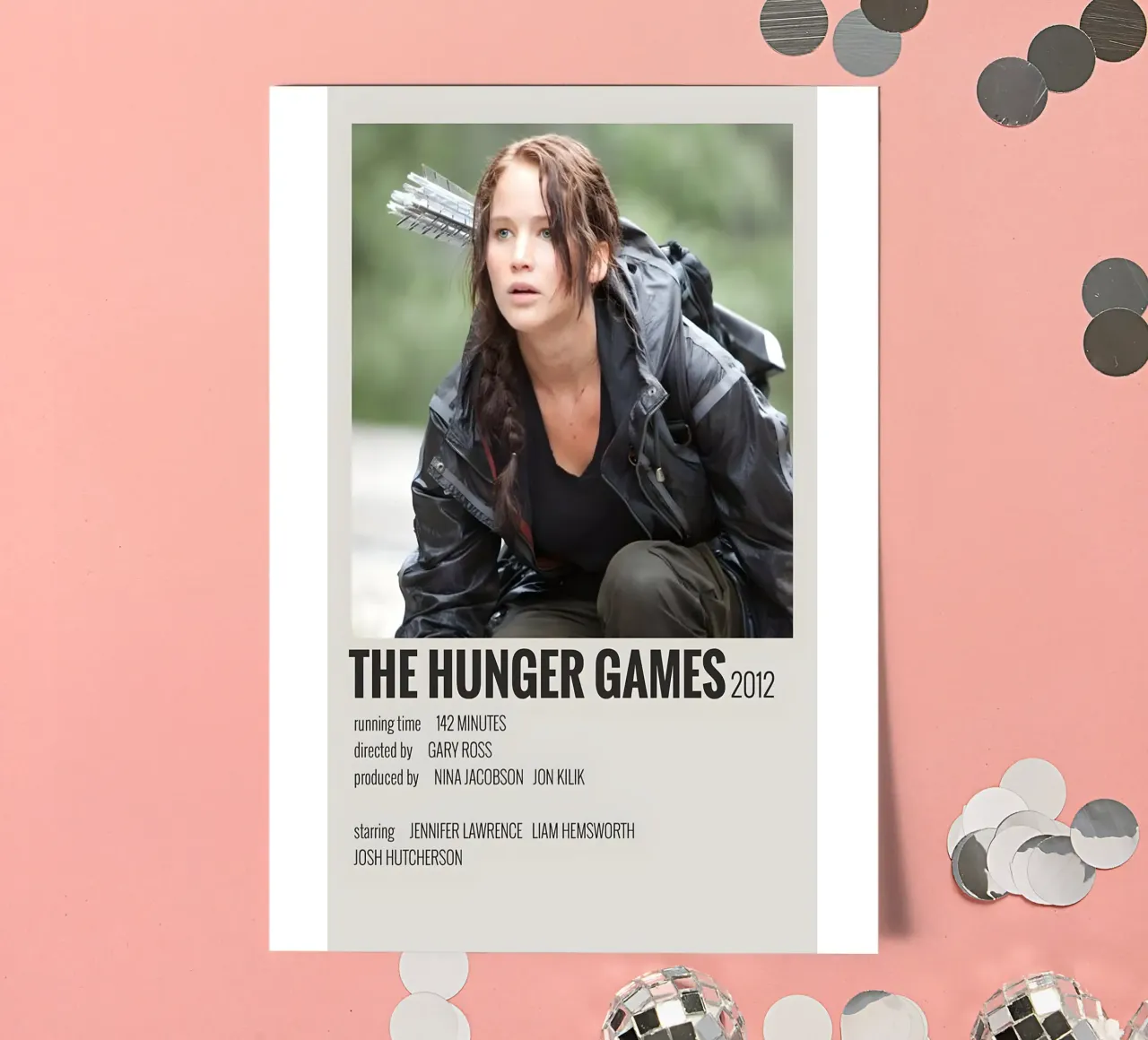 THE HUNGER GAMES 2012 Stickerbogen von MVFminimalist