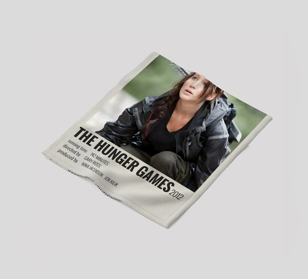THE HUNGER GAMES 2012 coperta in pile da MVFminimalist