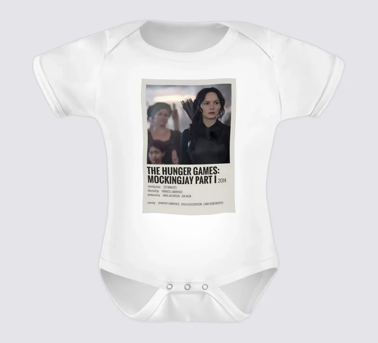 THE HUNGER GAMES MOCKINGJAY PART I 2014 Kurzarm Babybody von MVFminimalist