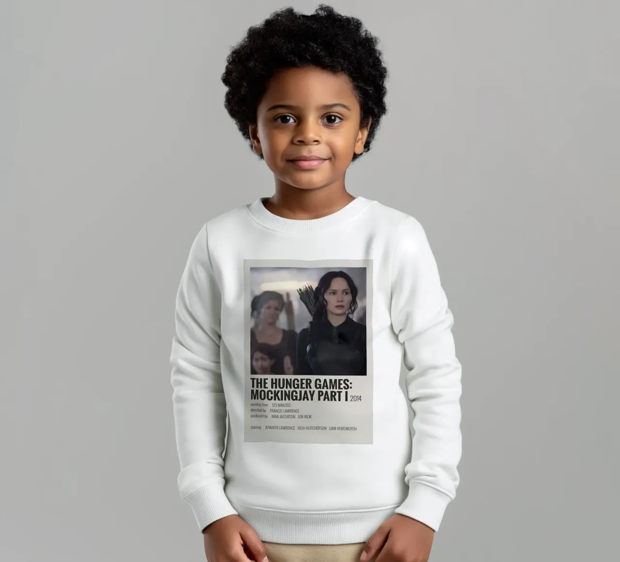 THE HUNGER GAMES MOCKINGJAY PART I 2014 sudadera para niño de MVFminimalist