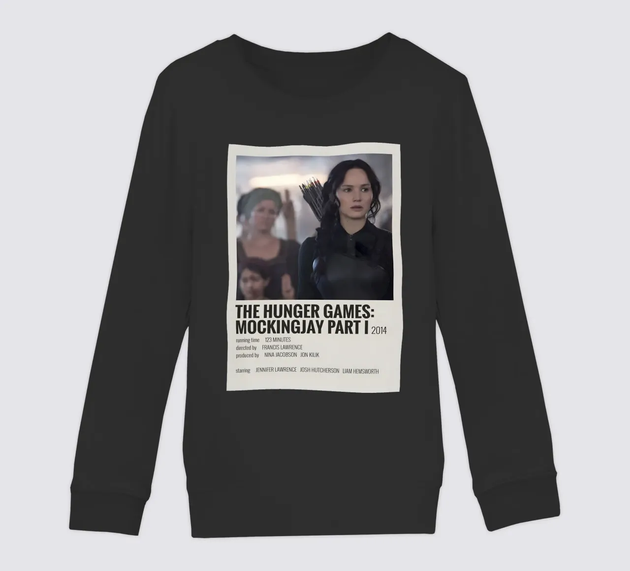 THE HUNGER GAMES MOCKINGJAY PART I 2014 felpa bambino da MVFminimalist