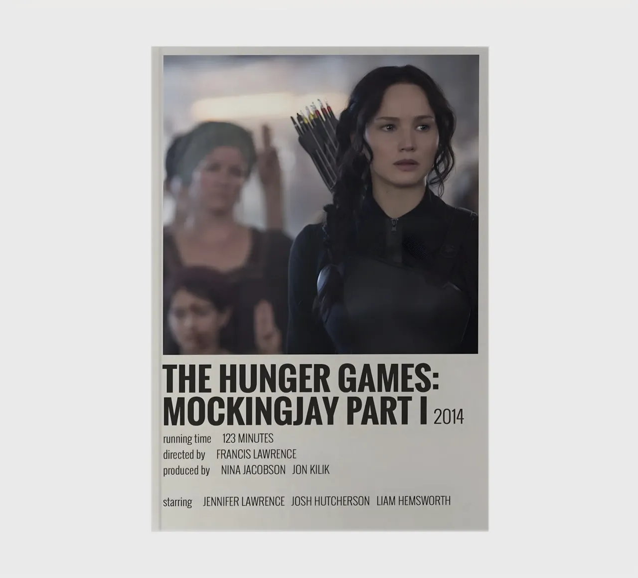 THE HUNGER GAMES MOCKINGJAY PART I 2014 notebook by MVFminimalist