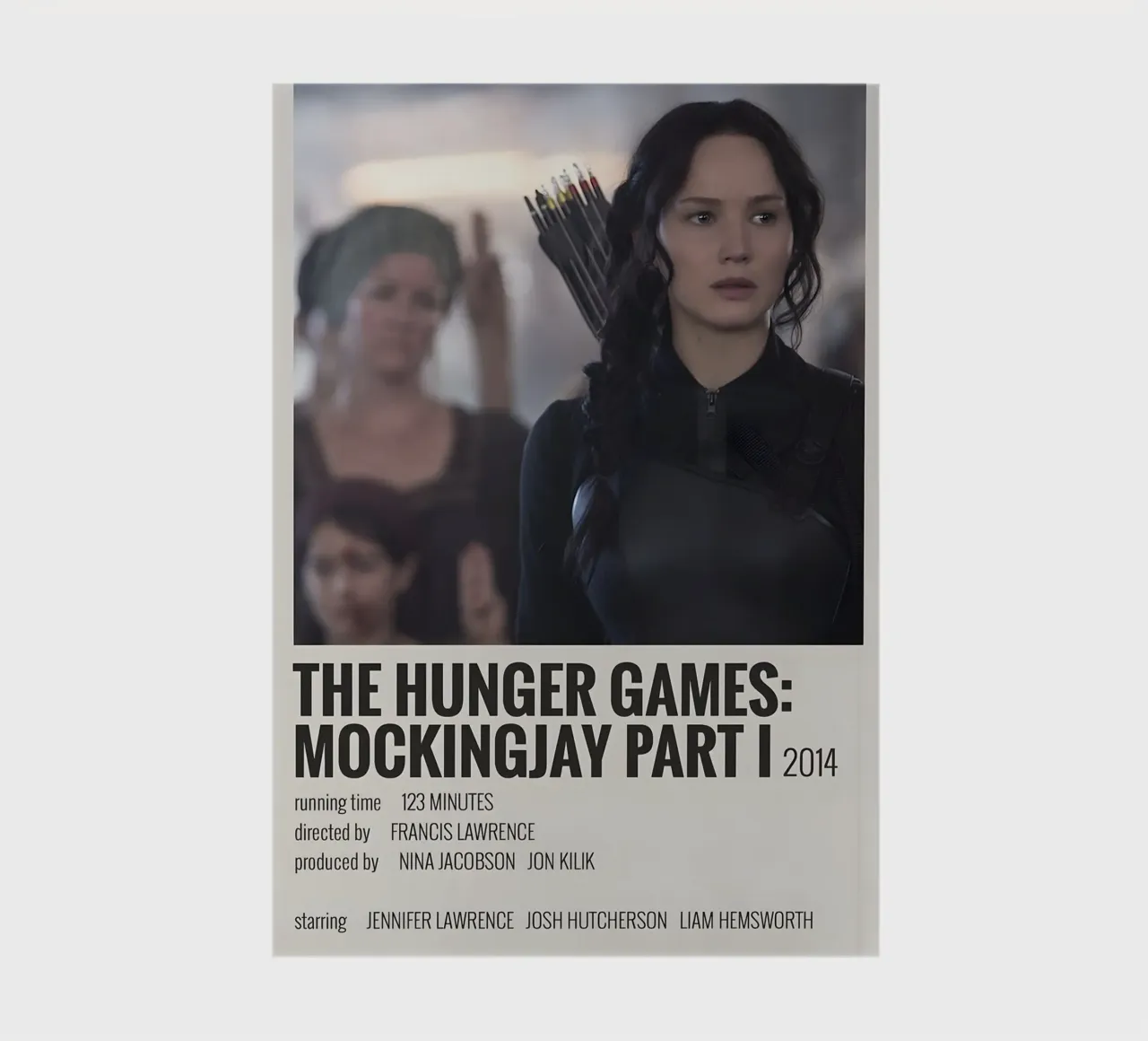 THE HUNGER GAMES MOCKINGJAY PART I 2014 notebook by MVFminimalist