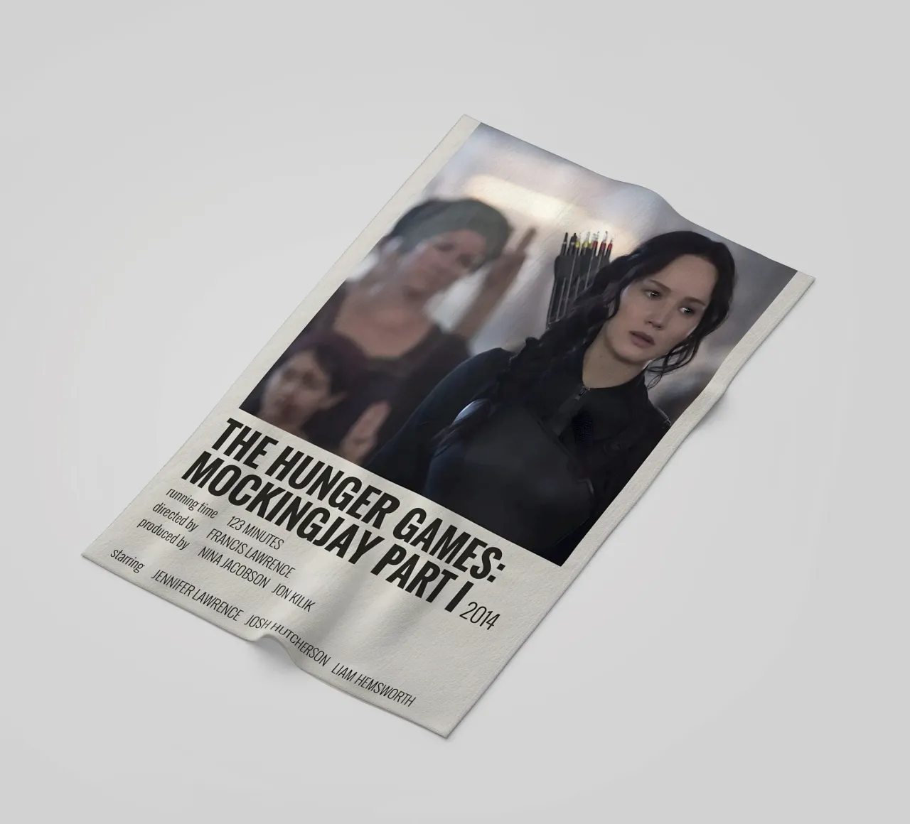 THE HUNGER GAMES MOCKINGJAY PART I 2014 telo mare da MVFminimalist