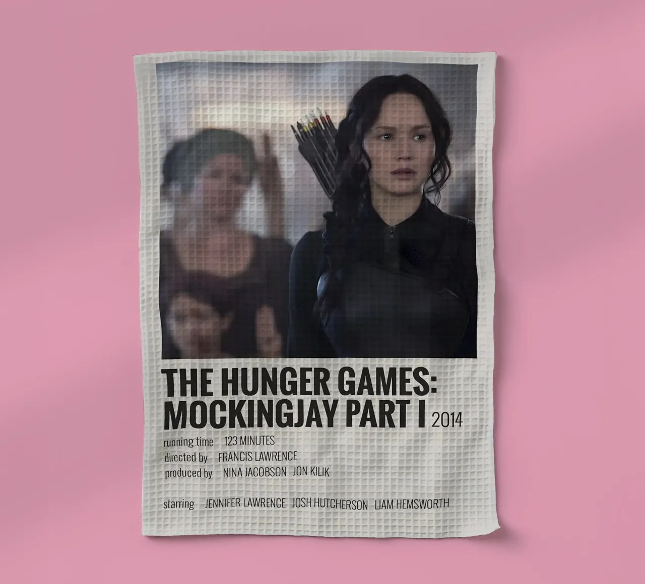 THE HUNGER GAMES MOCKINGJAY PART I 2014 torchon de MVFminimalist