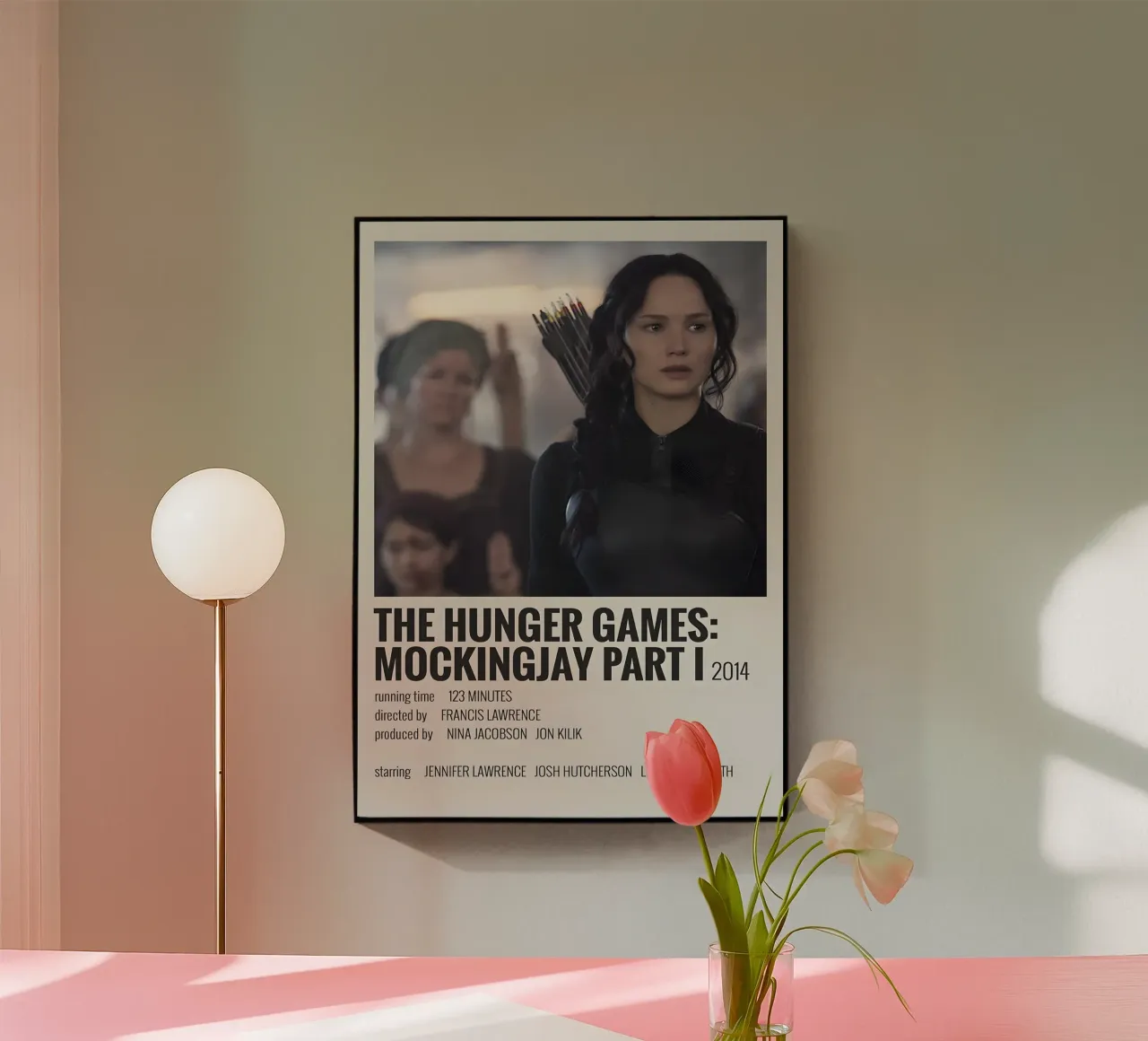 THE HUNGER GAMES MOCKINGJAY PART I 2014 plexiglass da MVFminimalist