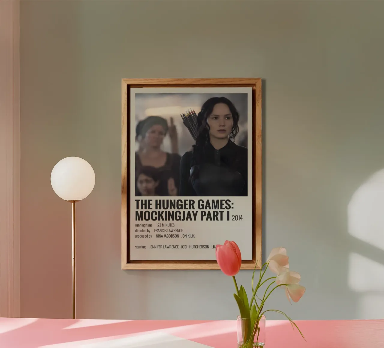 THE HUNGER GAMES MOCKINGJAY PART I 2014 alluminio dibond da MVFminimalist