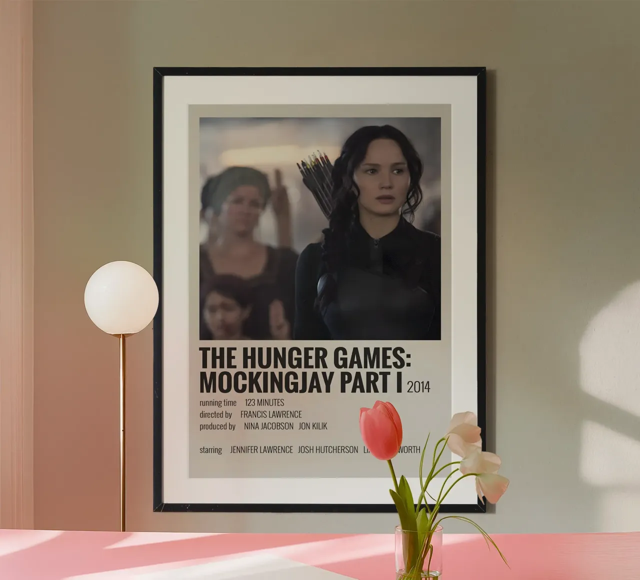 THE HUNGER GAMES MOCKINGJAY PART I 2014 carta hahnemühle da MVFminimalist