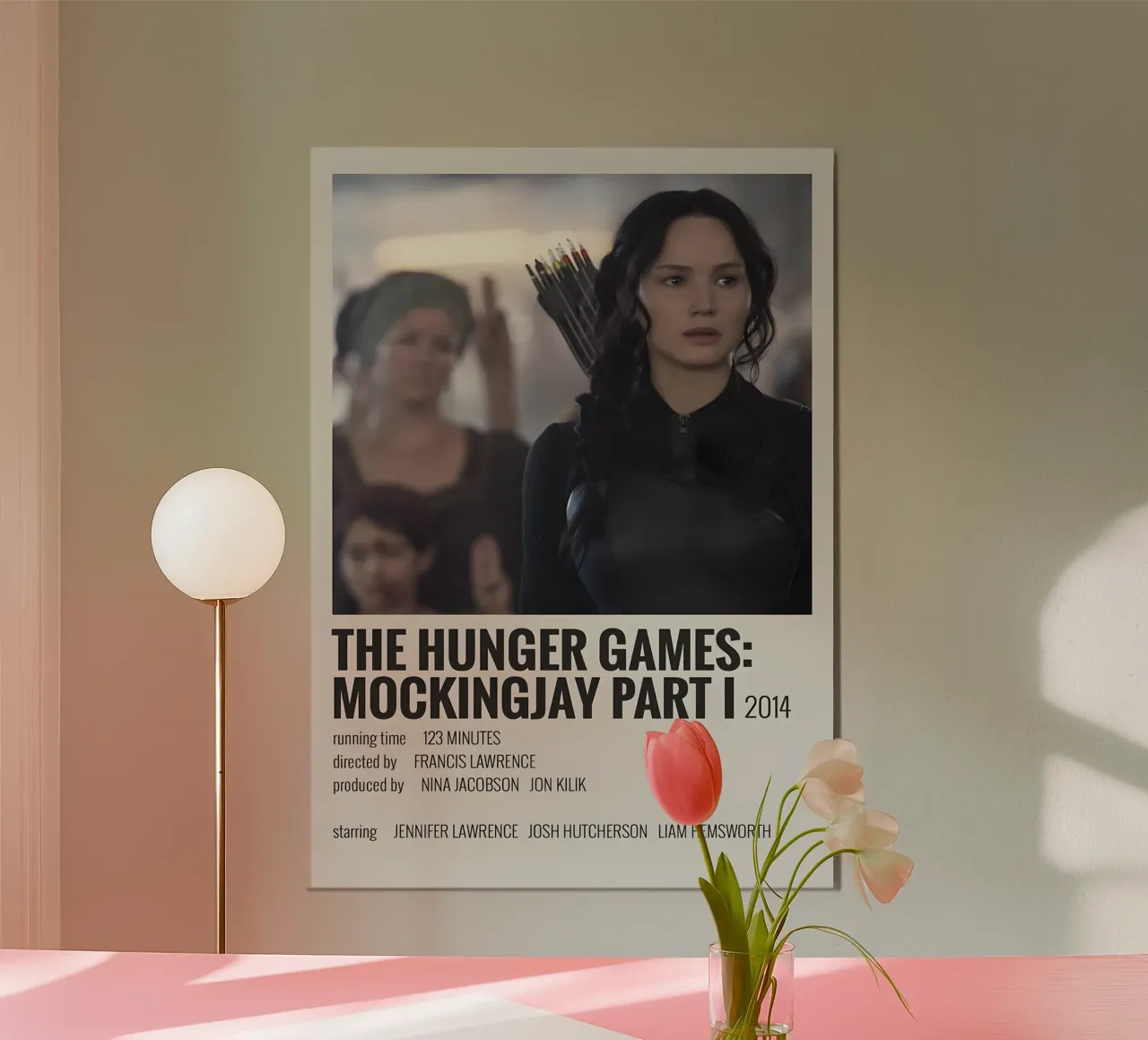 THE HUNGER GAMES MOCKINGJAY PART I 2014 carta hahnemühle da MVFminimalist