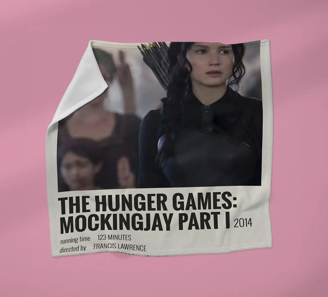THE HUNGER GAMES MOCKINGJAY PART I 2014 coperta in pile da MVFminimalist