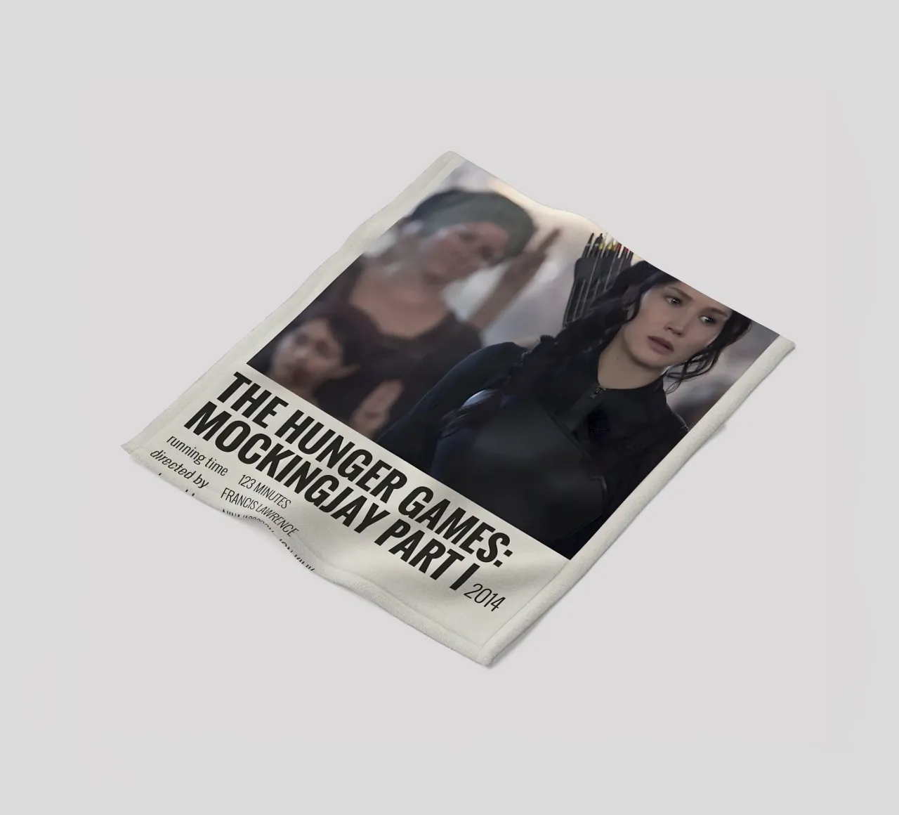 THE HUNGER GAMES MOCKINGJAY PART I 2014 coperta in pile da MVFminimalist