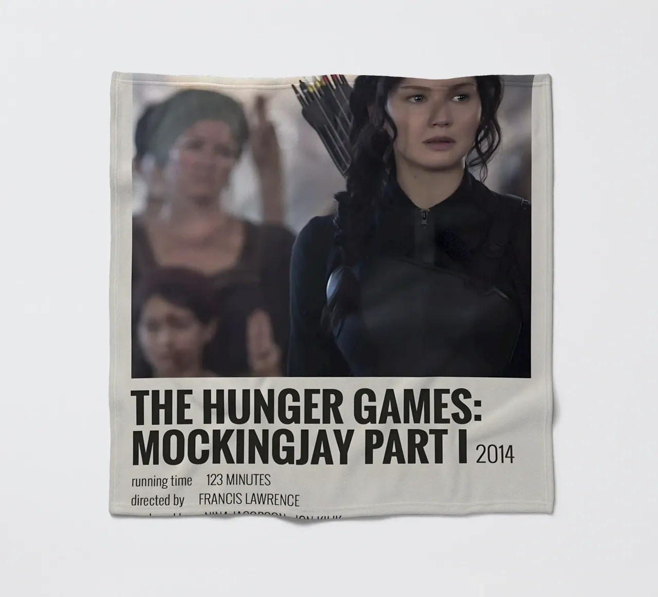 THE HUNGER GAMES MOCKINGJAY PART I 2014 Fleecedecke von MVFminimalist
