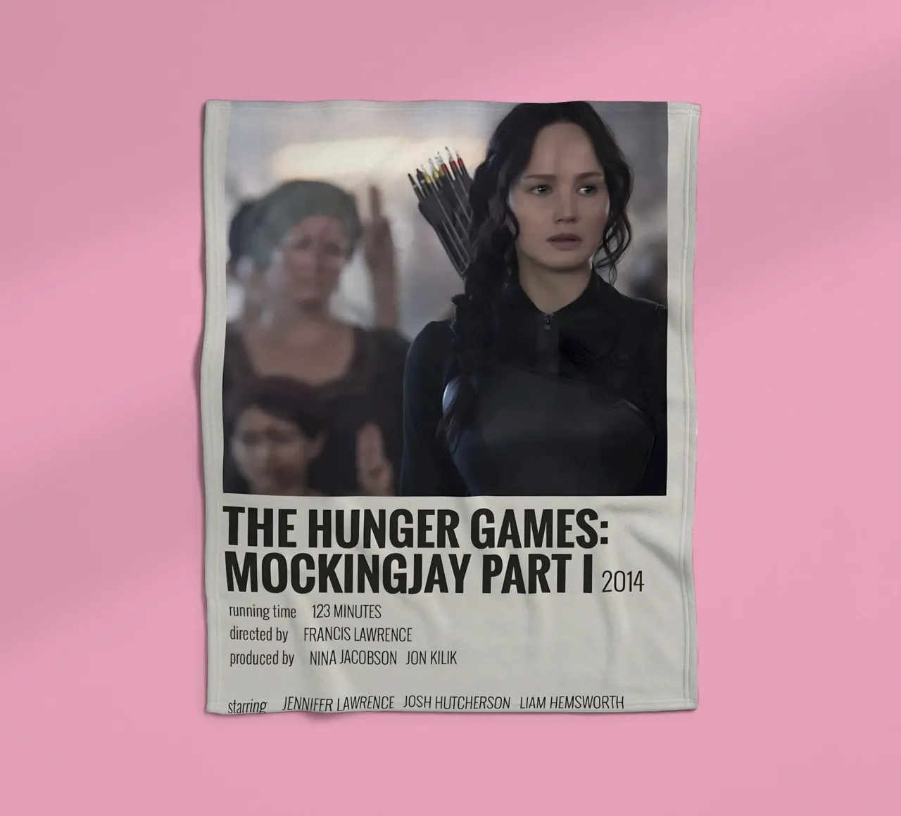THE HUNGER GAMES MOCKINGJAY PART I 2014 Fleecedecke von MVFminimalist