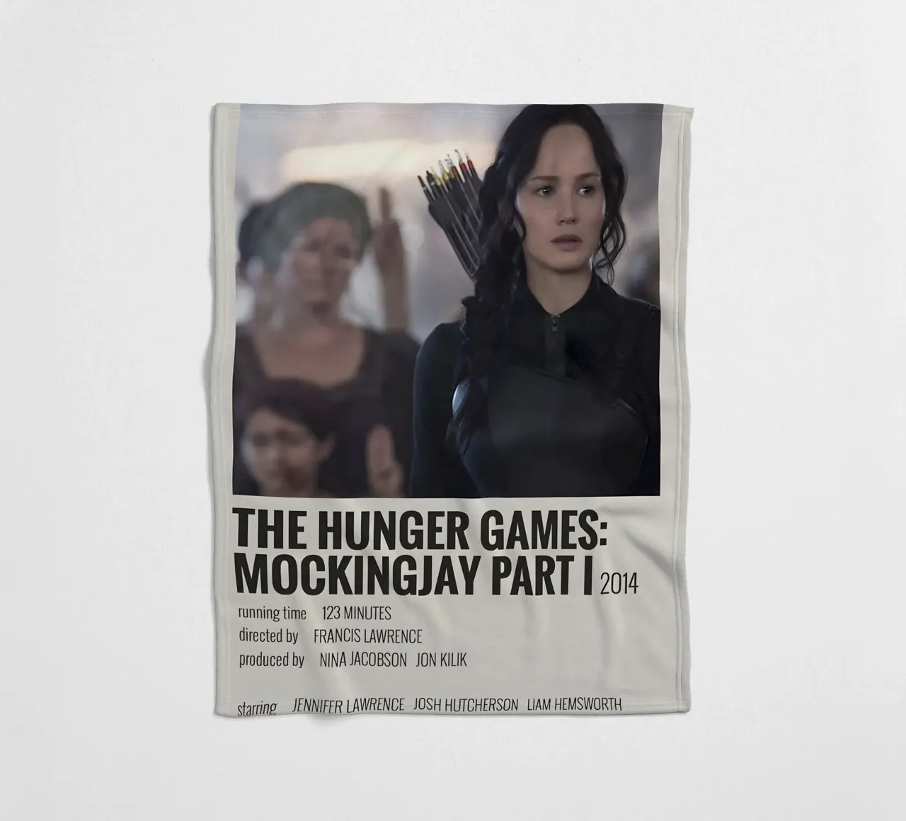 THE HUNGER GAMES MOCKINGJAY PART I 2014 Fleecedecke von MVFminimalist