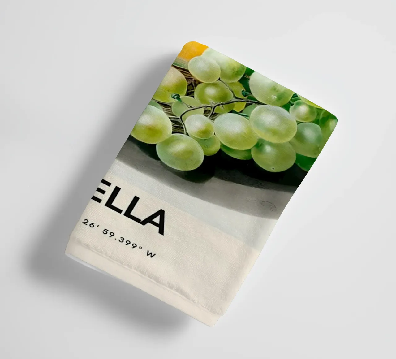 Mercato della frutta di Marbella - Poster botanico Melone e uva asciugamano da bagno da ClubArt