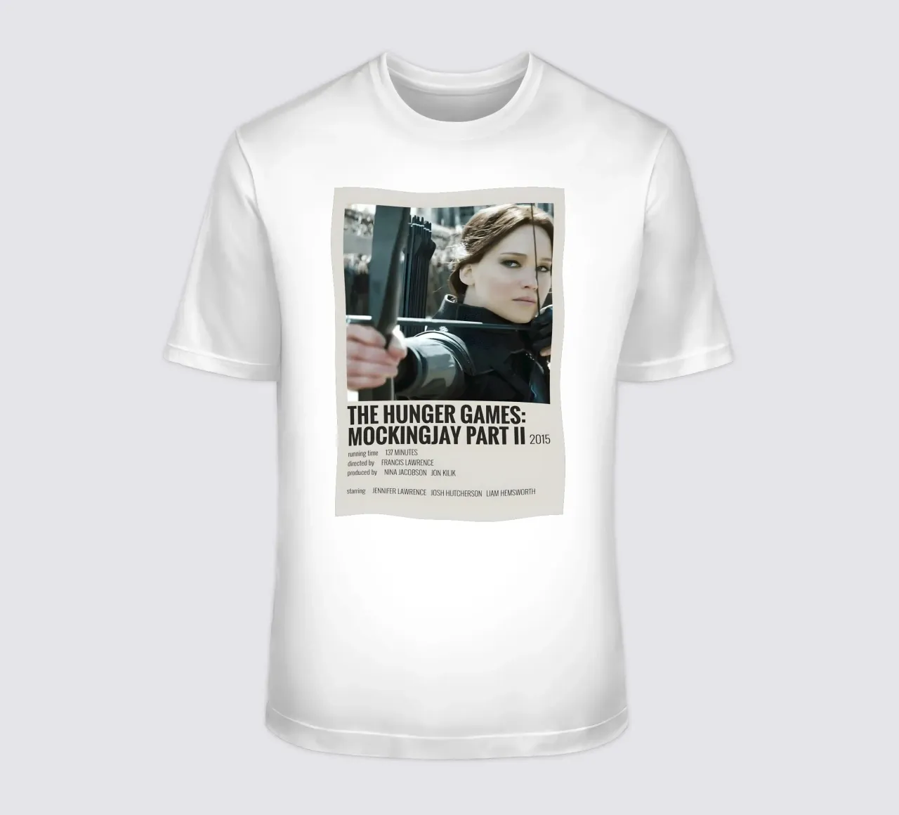 THE HUNGER GAMES MOCKINGJAY PART II 2015 t-shirt da MVFminimalist