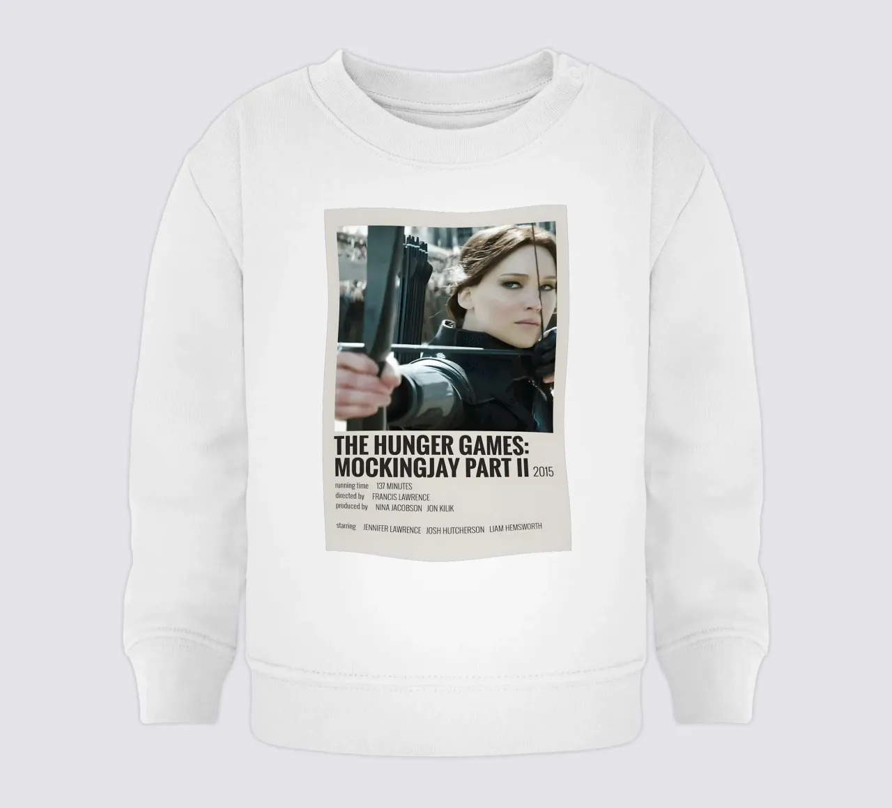 THE HUNGER GAMES MOCKINGJAY PART II 2015 felpa neonato da MVFminimalist