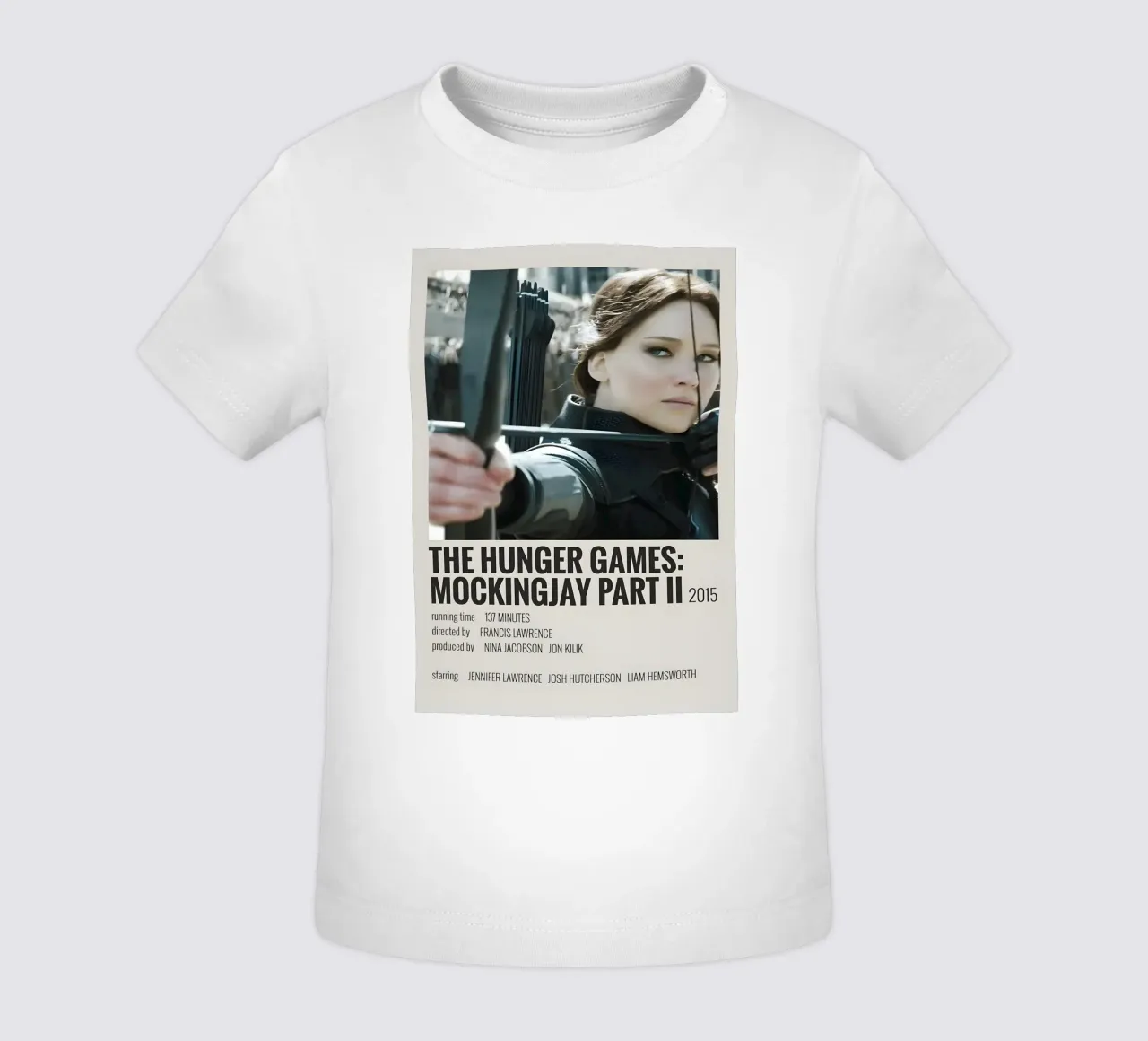 THE HUNGER GAMES MOCKINGJAY PART II 2015 maglietta neonato da MVFminimalist