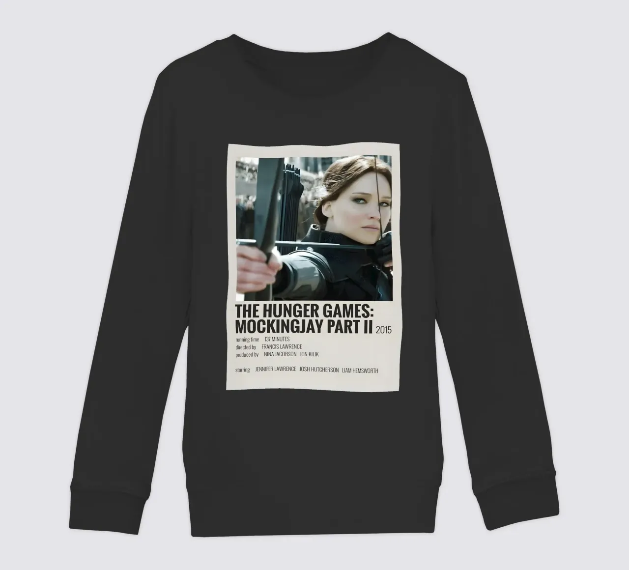 THE HUNGER GAMES MOCKINGJAY PART II 2015 felpa bambino da MVFminimalist