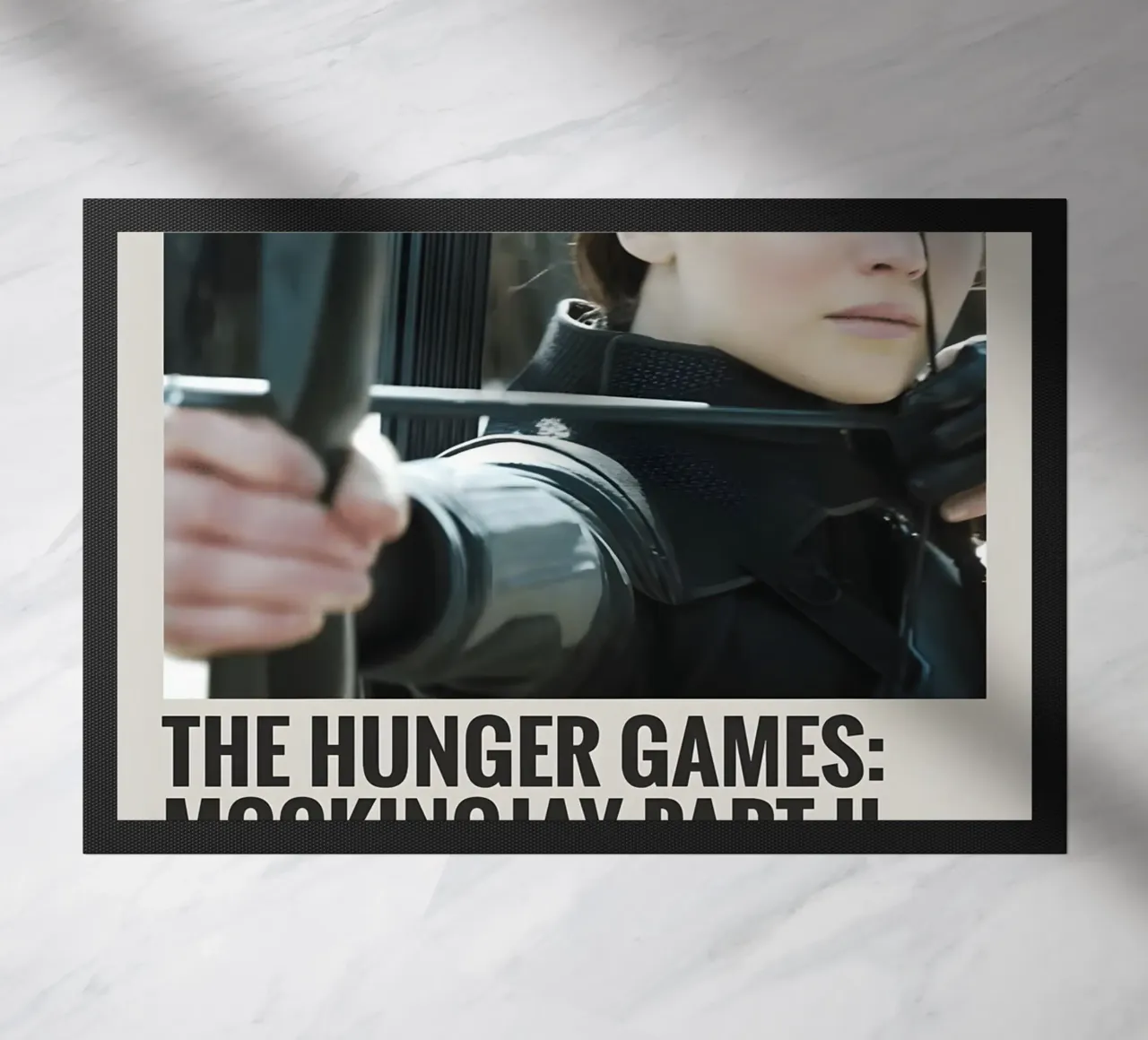 THE HUNGER GAMES MOCKINGJAY PART II 2015 doormat by MVFminimalist