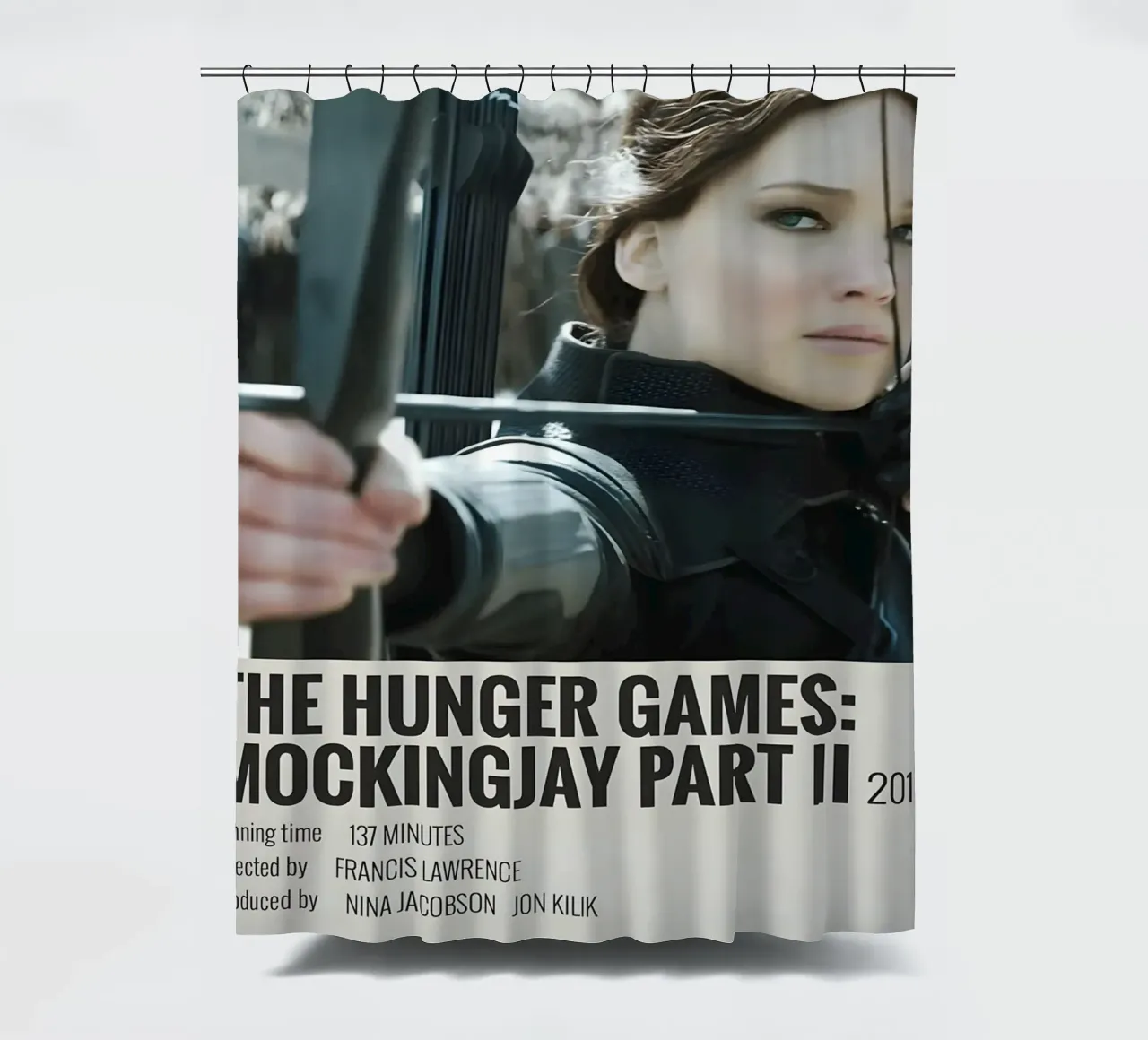 THE HUNGER GAMES MOCKINGJAY PART II 2015 tenda da doccia da MVFminimalist