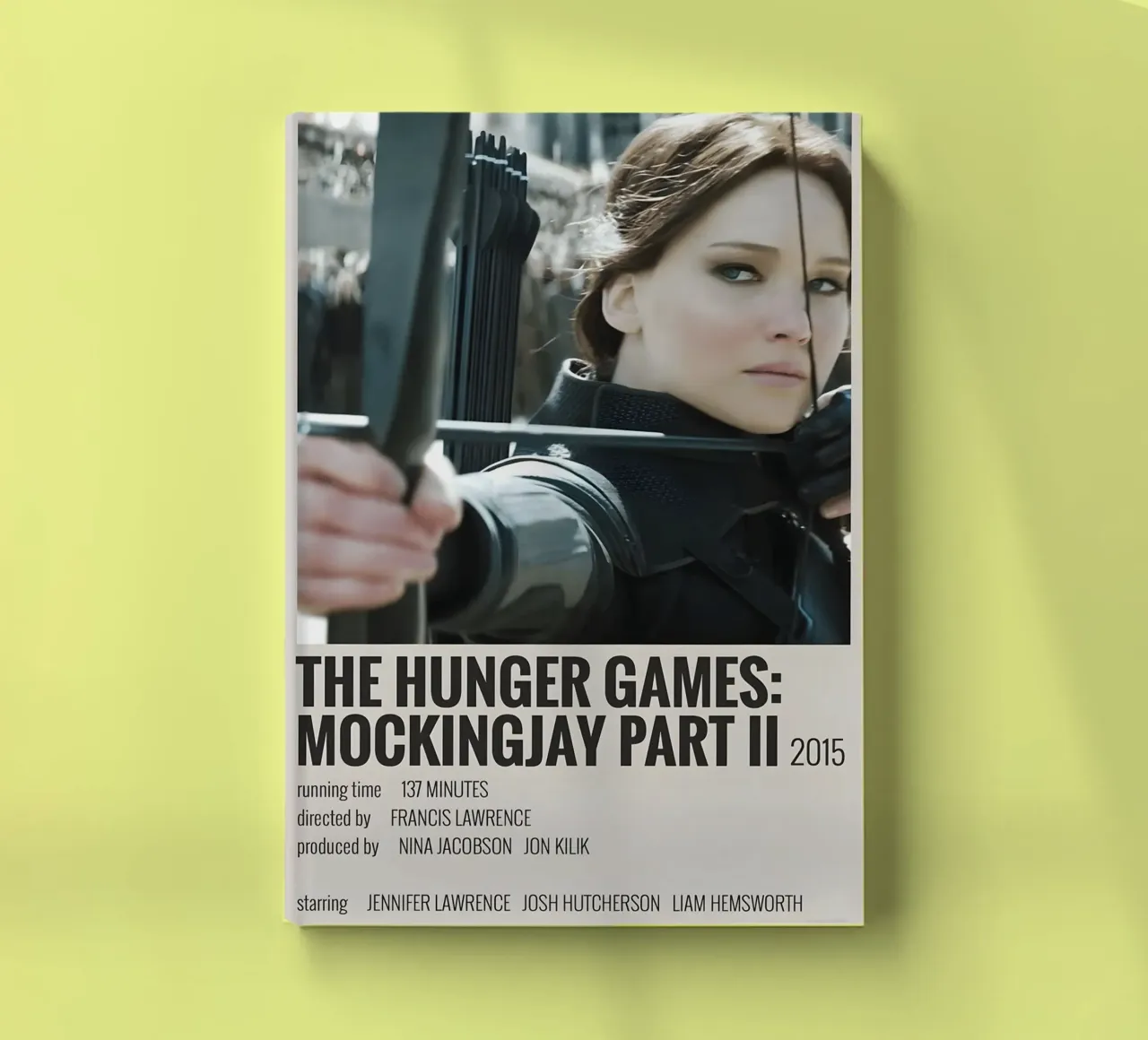 THE HUNGER GAMES MOCKINGJAY PART II 2015 notebook by MVFminimalist
