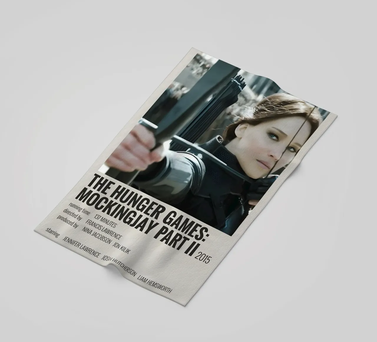 THE HUNGER GAMES MOCKINGJAY PART II 2015 telo mare da MVFminimalist