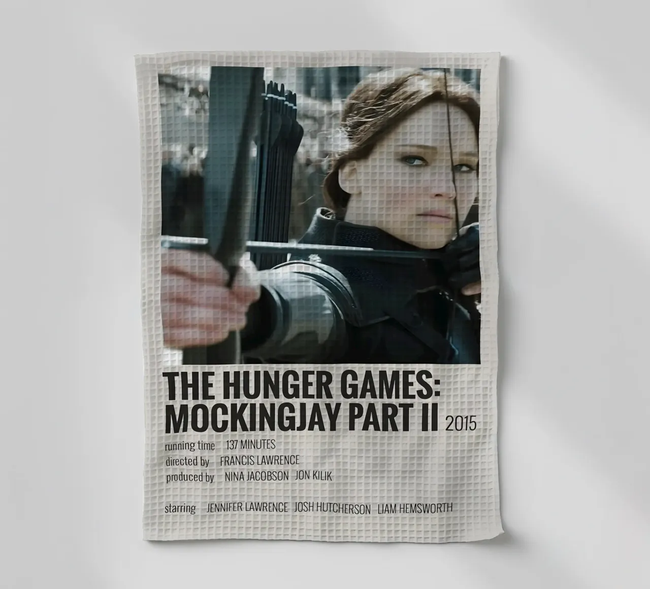 THE HUNGER GAMES MOCKINGJAY PART II 2015 canovaccio da cucina da MVFminimalist