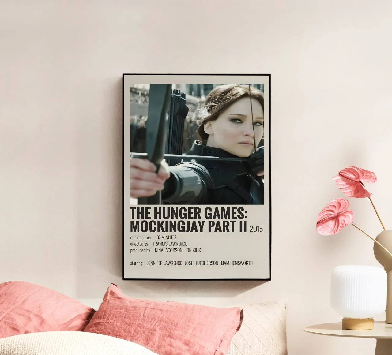 THE HUNGER GAMES MOCKINGJAY PART II 2015 plexiglass da MVFminimalist