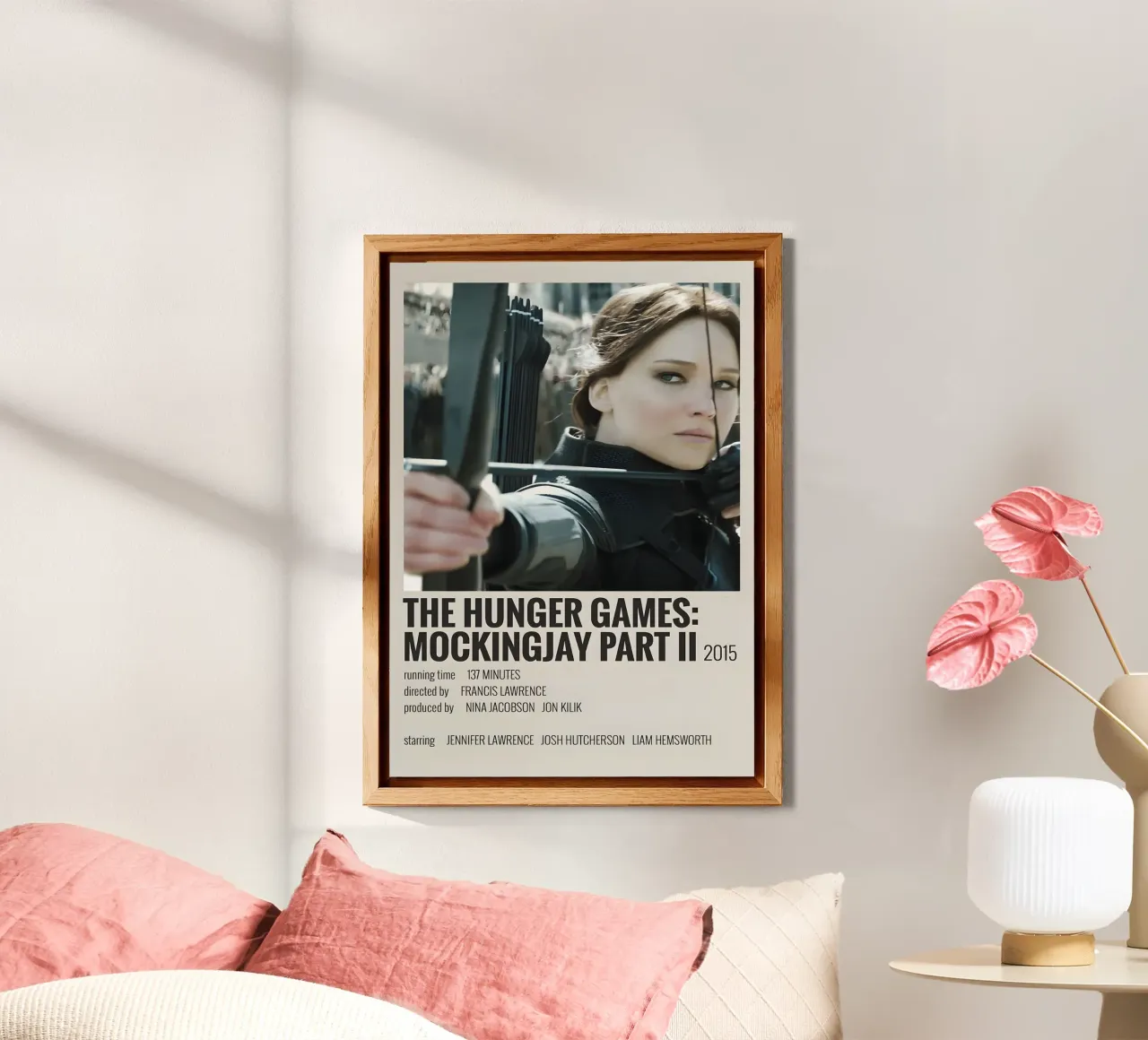 THE HUNGER GAMES MOCKINGJAY PART II 2015 alluminio dibond da MVFminimalist