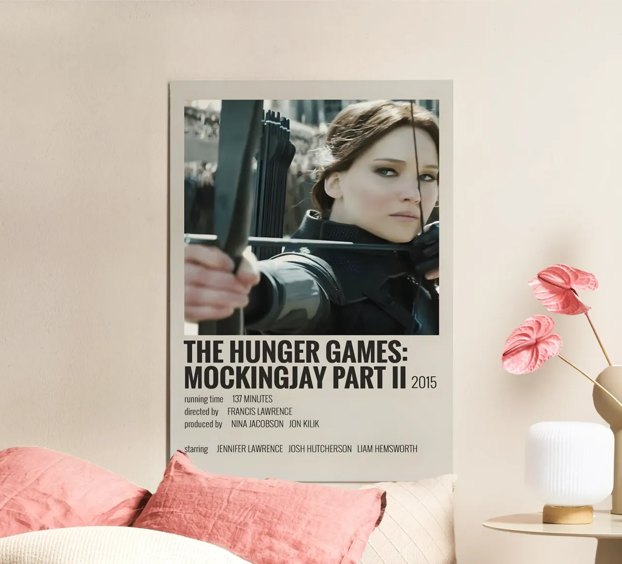 THE HUNGER GAMES MOCKINGJAY PART II 2015 alluminio dibond da MVFminimalist