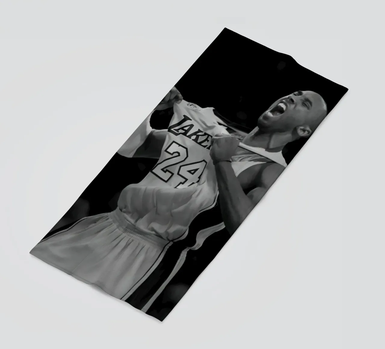 Kobe Bryant 24 in bianco e nero telo mare da maryde shop
